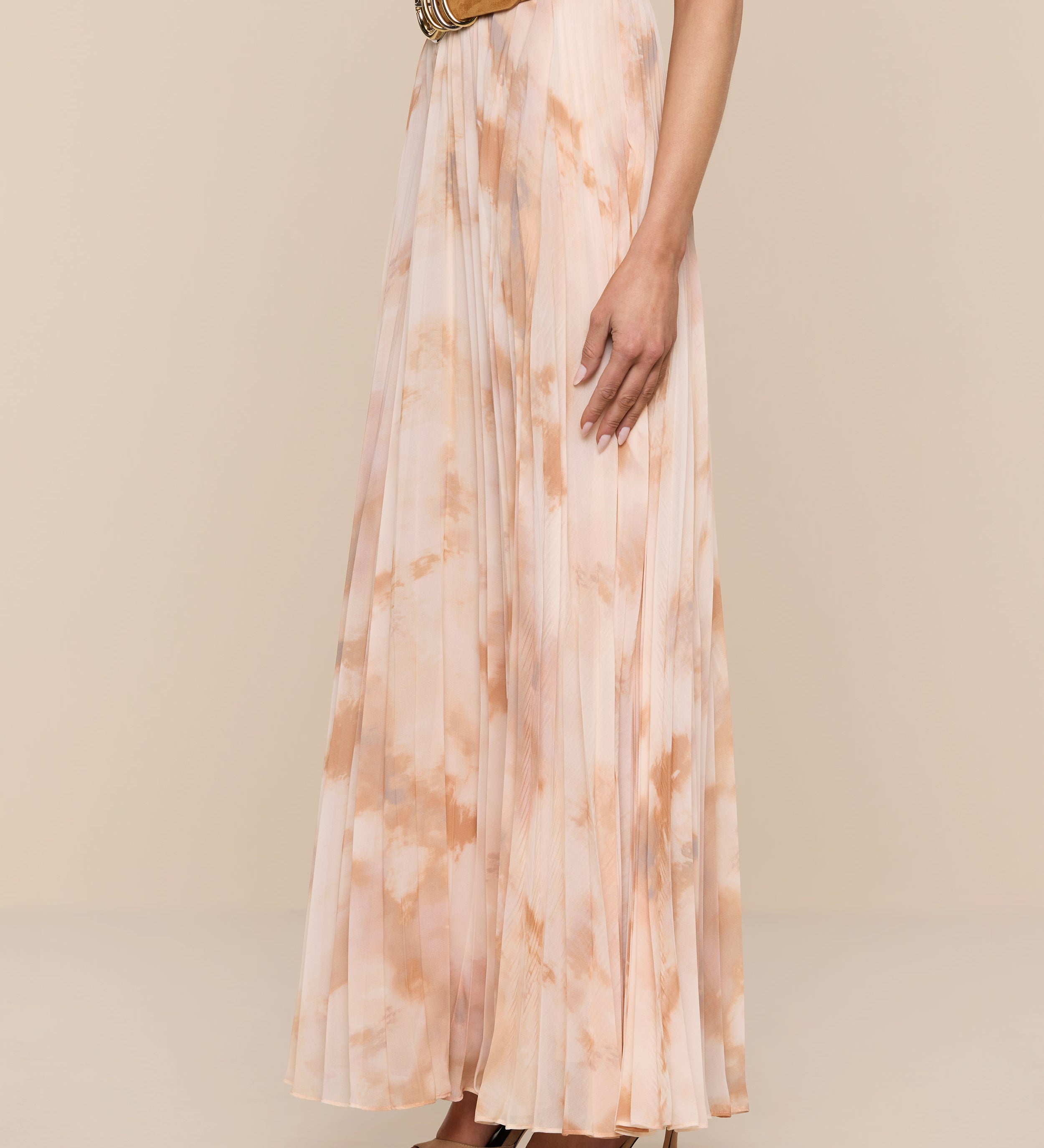 L'AGENCE - Torin Pleated Maxi Skirt