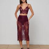 L'AGENCE - Makena Lace Pencil Skirt