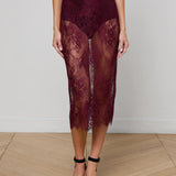 L'AGENCE - Makena Lace Pencil Skirt