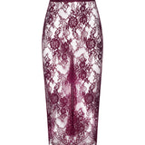L'AGENCE - Makena Lace Pencil Skirt