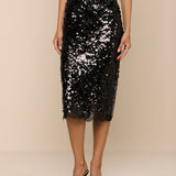 L'AGENCE - Makena Sequin Pencil Skirt