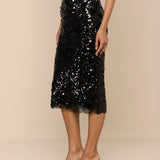 L'AGENCE - Makena Sequin Pencil Skirt