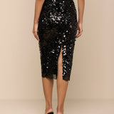 L'AGENCE - Makena Sequin Pencil Skirt