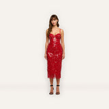 L'AGENCE - Makena Sequin Pencil Skirt