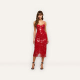 L'AGENCE - Makena Sequin Pencil Skirt