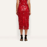 L'AGENCE - Makena Sequin Pencil Skirt
