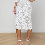 L'AGENCE - Makena Sequin Pencil Skirt