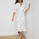 L'AGENCE - Makena Sequin Pencil Skirt
