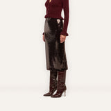 L'AGENCE - Makena Sequin Pencil Skirt