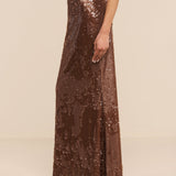 L'AGENCE - Zeta Sequin Maxi Skirt