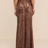 L'AGENCE - Zeta Sequin Maxi Skirt