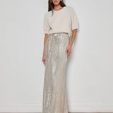 L'AGENCE - Zeta Sequin Maxi Skirt