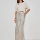 L'AGENCE - Zeta Sequin Maxi Skirt