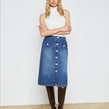 L'AGENCE - Landry Denim Skirt