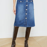 L'AGENCE - Landry Denim Skirt