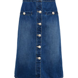 L'AGENCE - Landry Denim Skirt