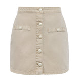 L'AGENCE - Kris Denim Mini Skirt
