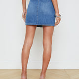 L'AGENCE - Kris Denim Mini Skirt