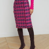 L'AGENCE - Kitty Tweed Pencil Skirt