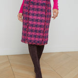 L'AGENCE - Kitty Tweed Pencil Skirt