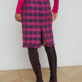 L'AGENCE - Kitty Tweed Pencil Skirt