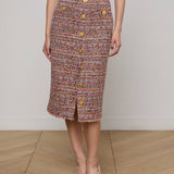 L'AGENCE - Tai Tweed Midi Skirt