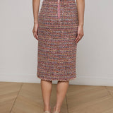 L'AGENCE - Tai Tweed Midi Skirt