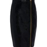 L'AGENCE - Cannes Vegan Leather Pencil Skirt