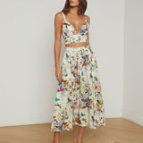 L'AGENCE - Seina Poplin Midi Skirt