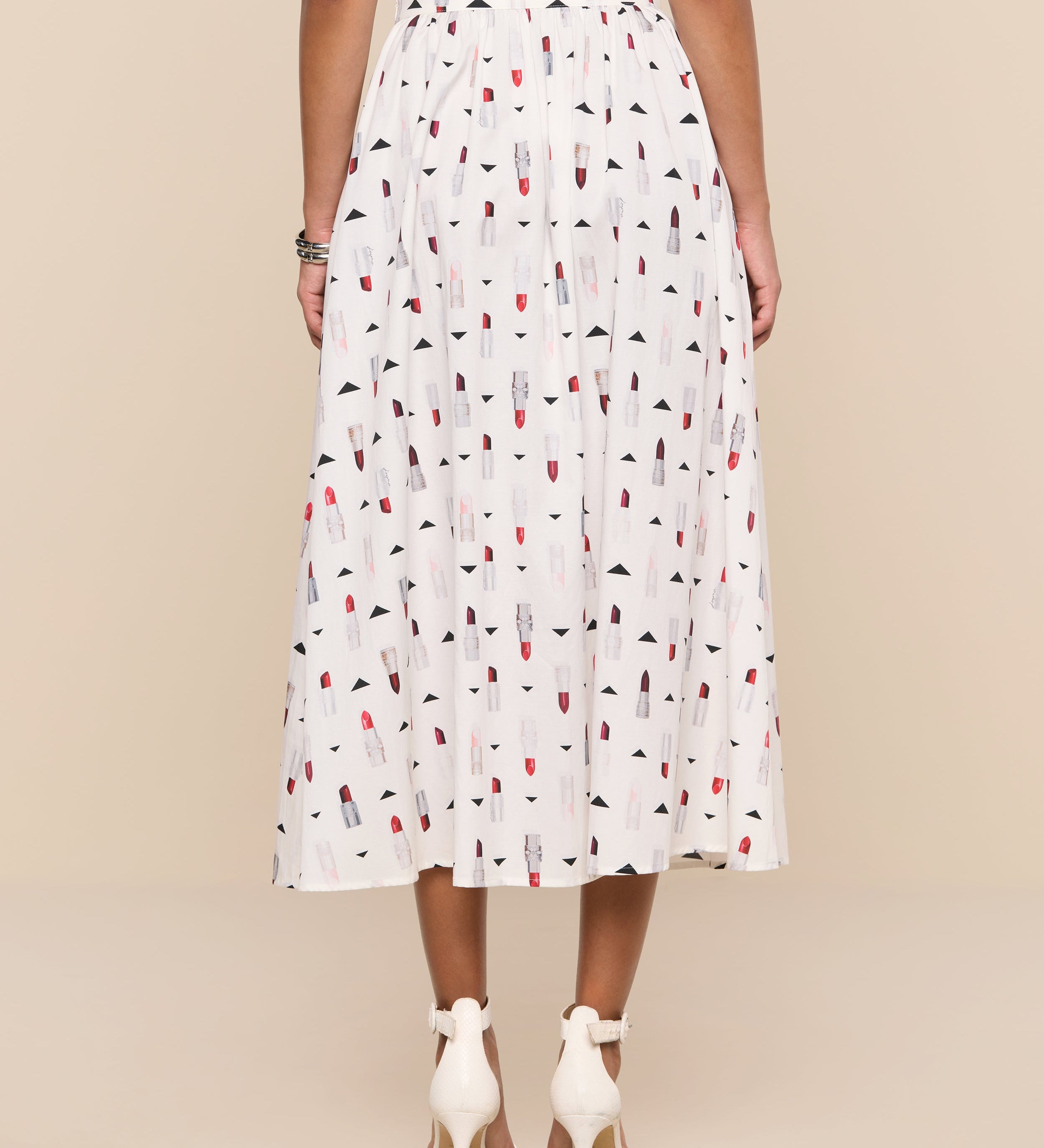 L'AGENCE - Seina Poplin Midi Skirt