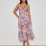 L'AGENCE - Seina Poplin Midi Skirt