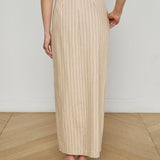 L'AGENCE - Maceline Pinstriped Maxi Skirt