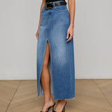 L'AGENCE - Rysa Denim Maxi Skirt