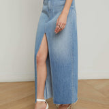 L'AGENCE - Rysa Denim Maxi Skirt
