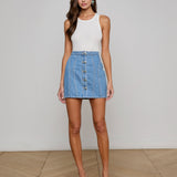L'AGENCE - Phia Denim Mini Skirt