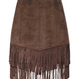 L'AGENCE - Lyle Vegan Suede Mini Skirt