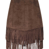 L'AGENCE - Lyle Vegan Suede Mini Skirt