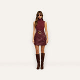 L'AGENCE - Maelis Vegan Leather Skirt