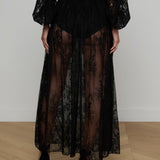 L'AGENCE - Alona Lace Maxi Skirt