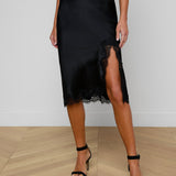 L'AGENCE - Tico Silk Lace Skirt