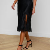 L'AGENCE - Tico Silk Lace Skirt