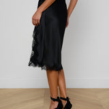 L'AGENCE - Tico Silk Lace Skirt