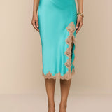 L'AGENCE - Tico Silk Lace Skirt