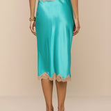L'AGENCE - Tico Silk Lace Skirt