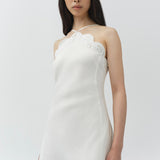 Simkhai - Gillian Embroidered Linen Midi Dress