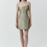 Simkhai - Darcie Metallic Jacquard Mini Dress