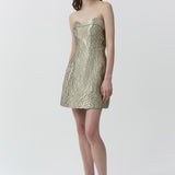 Simkhai - Darcie Metallic Jacquard Mini Dress