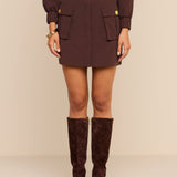 L'AGENCE - Norene Nylon Mini Skirt