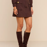 L'AGENCE - Norene Nylon Mini Skirt