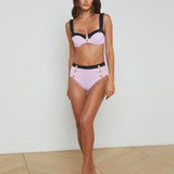 L'AGENCE - Vanessa High-Waisted Bikini Bottom